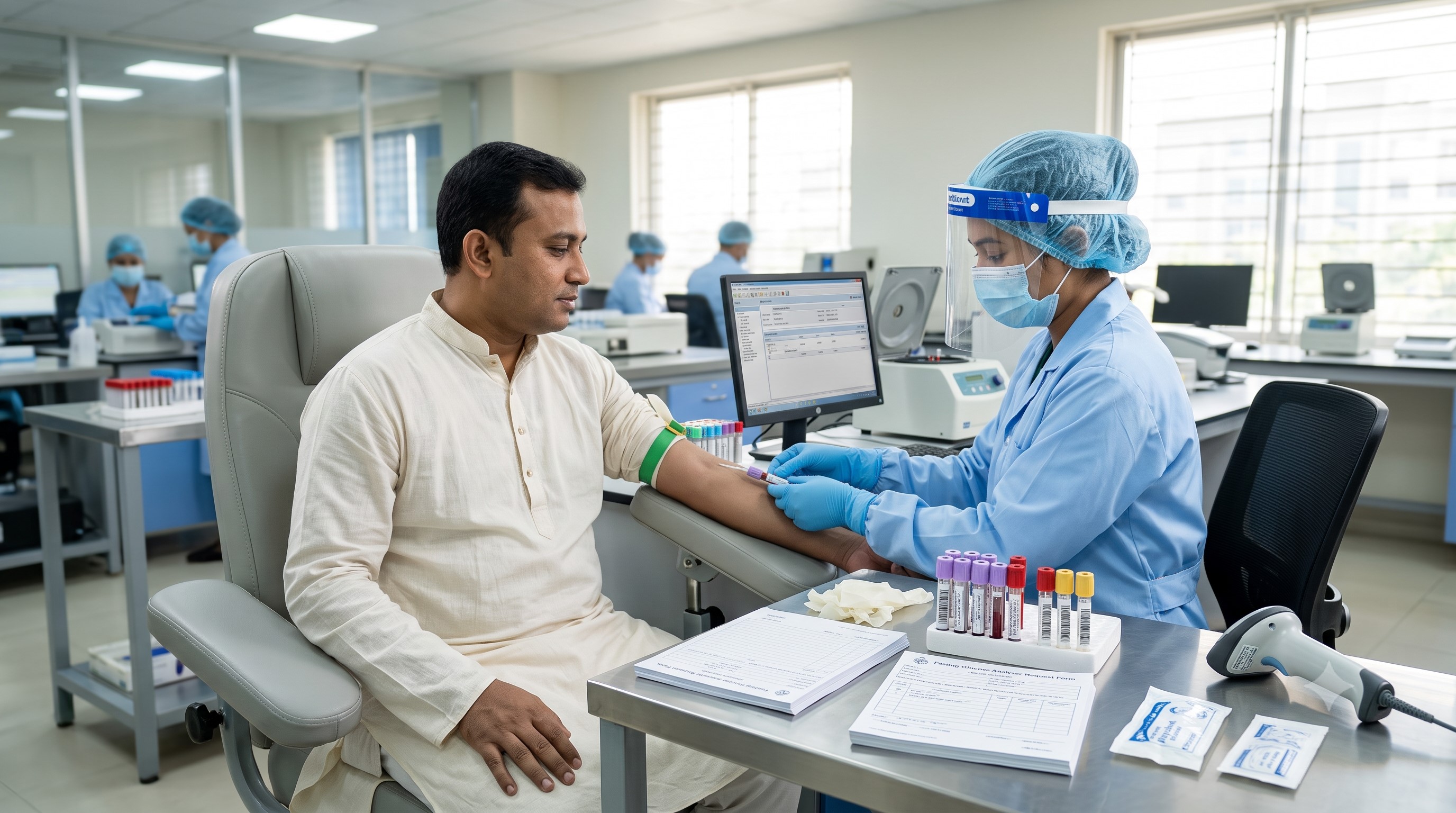 Fasting Blood Sugar (FBS) কী? কেন করা হয়, প্রস্তুতি, স্বাভাবিক মাত্রা ও রিপোর্ট বোঝার সম্পূর্ণ গাইড