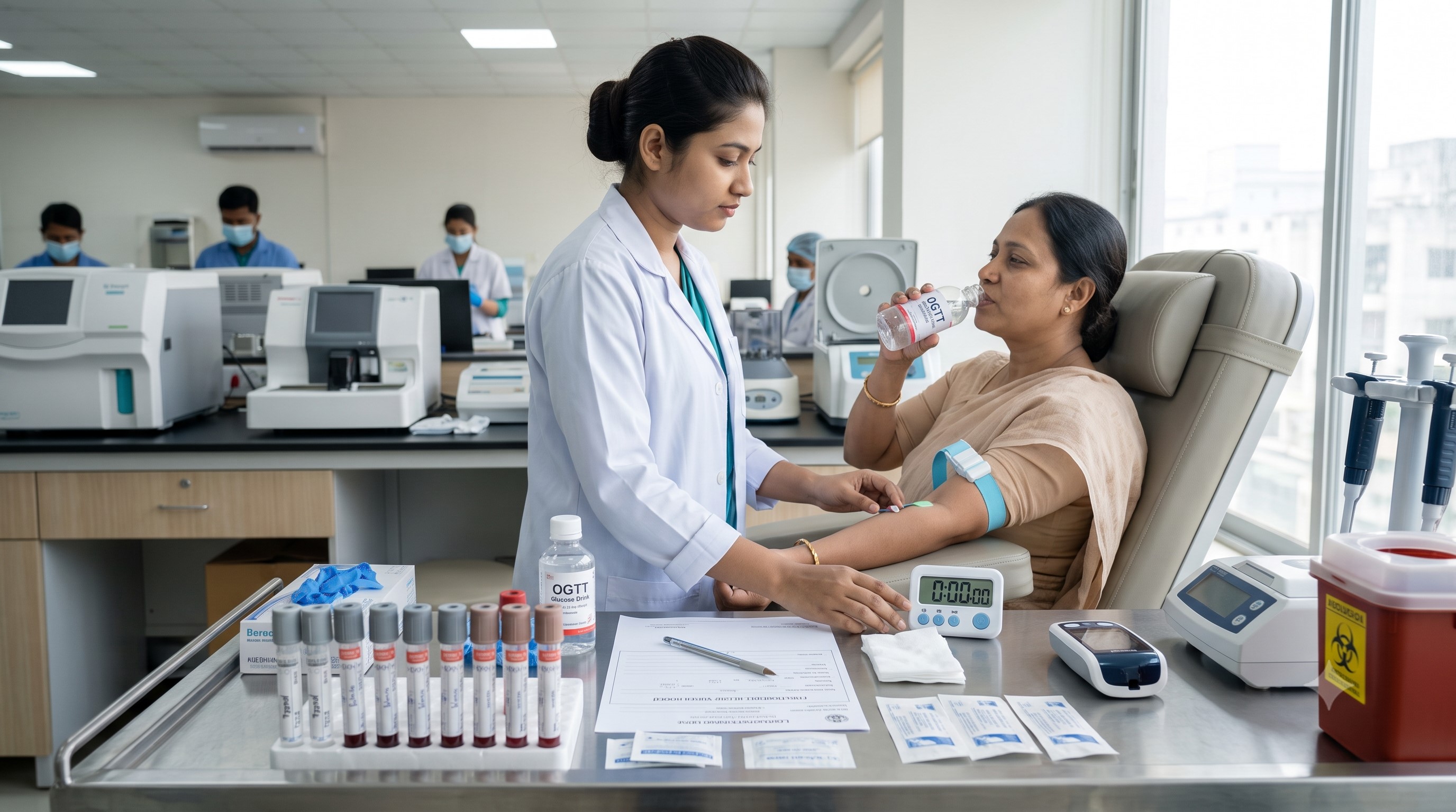 Oral Glucose Tolerance Test (OGTT) কী? কেন করা হয়, কীভাবে করা হয় এবং রিপোর্ট সম্পর্কে সম্পূর্ণ বাংলা গাইড